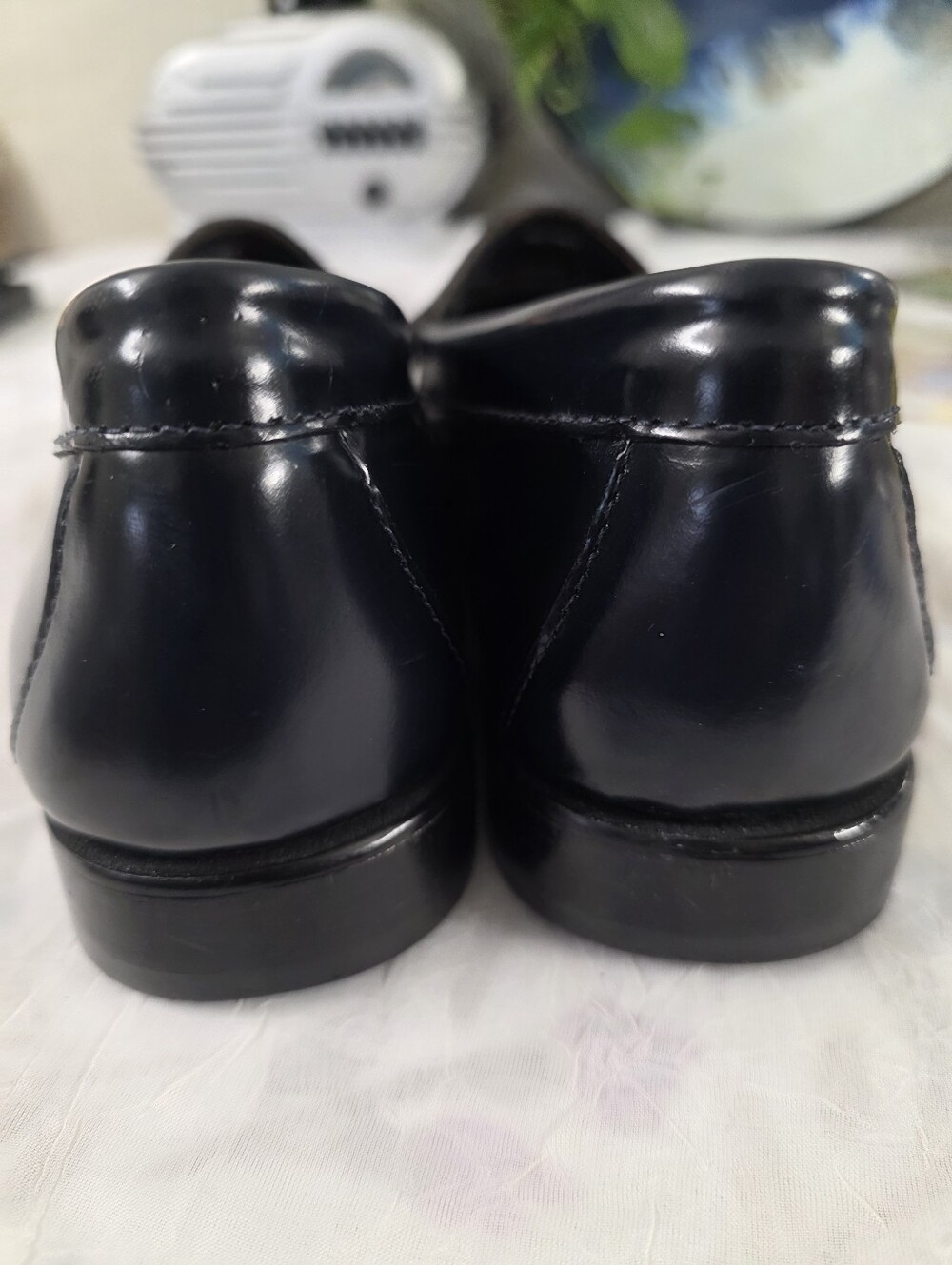 G.H.Bass Weejuns Originals Whitney Leather Loafer Dark Blue Size 10M - Picture 3 of 9